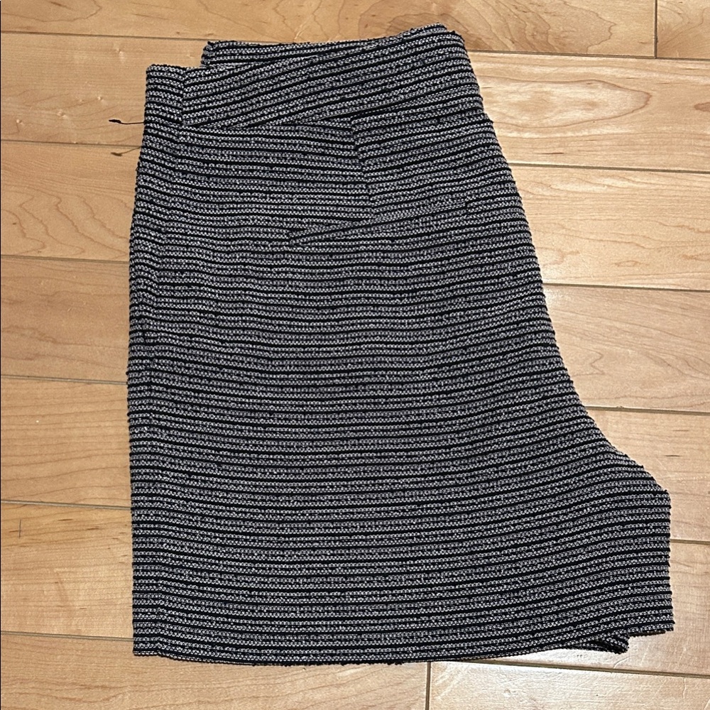 Ann Taylor Striped Navy Shorts